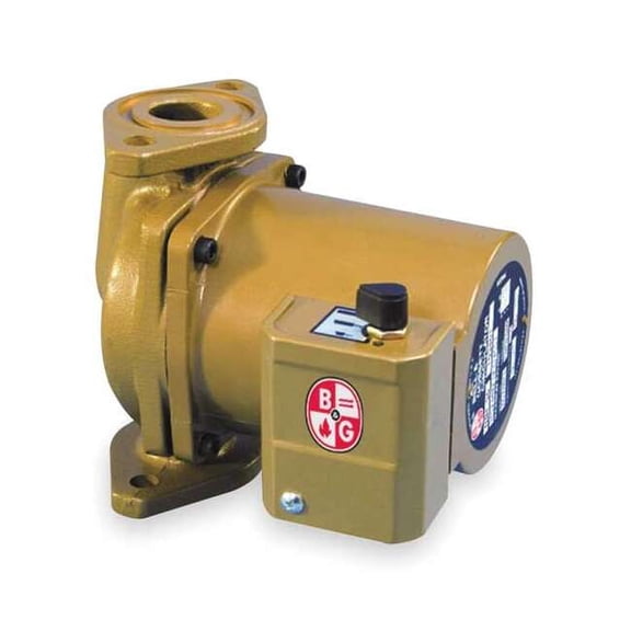 Hydronic Circulating Pump, 1/6 hp, 115V, 1 Phase, Flange Connection