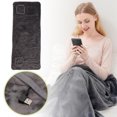 thumbnail image 1 of Heated Blanket 55 - Soft Fast Warming Heating Pad for Bed Couch - Energy Efficient Cozy Throw, 1 of 3