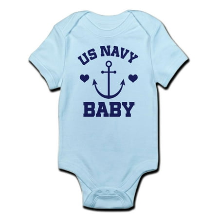 

CafePress - US Navy Baby Body Suit - Baby Light Bodysuit