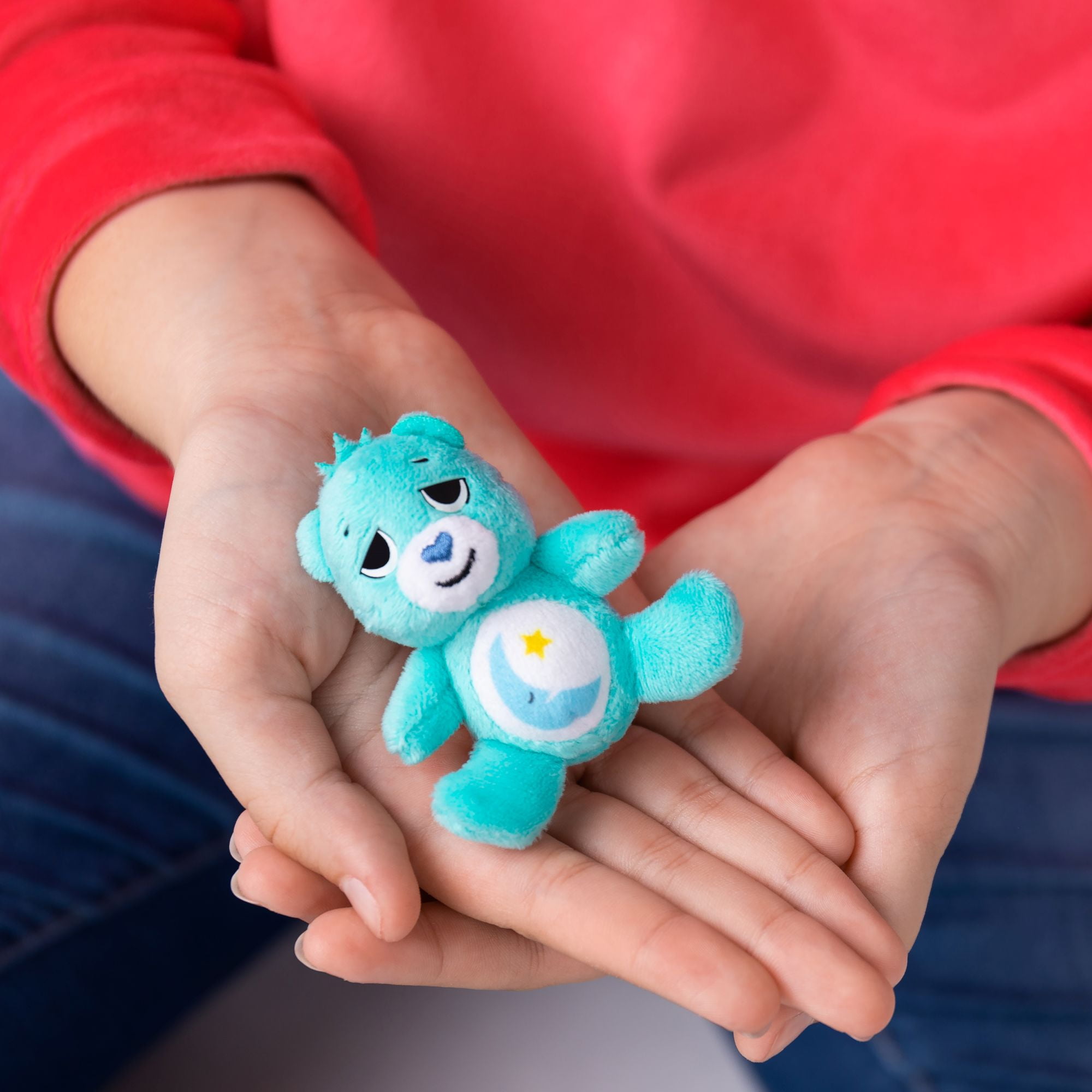 Peluche micro-peluche Care Bears 3 pouces - Ours du coucher