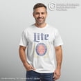thumbnail image 2 of Men's Miller High Life Faded Miller Fine Pilsner Graphic Tee White X Large, 2 of 9