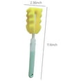 thumbnail image 3 of Bottle Dishwashing Foam Sponge Brush Baby Bottle Soft Brush for Coffee Cup Pot Milk Cup Mug Wine Bottle Baby Bottle Kitchen Cleaning (11.6Inch), 3 of 8