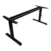 Alera AdaptivErgo Sit-Stand Pneumatic Height-Adjustable Table Base, 59.06" x 28.35" x 26.18" to 39.57", Black