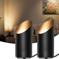 SUNVIE Uplight Indoor Modern Eco Friendly Black LED Floor Lamp with Clear Glass