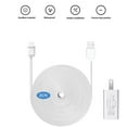 thumbnail image 2 of 25ft/7.6m Weatherproof Outdoor Charging Cable for SimpliSafe Outdoor Security Camera Only (2-Pack), 2 of 5