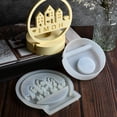 thumbnail image 4 of Home House Holder Molds Love House Castings Moulds Candlestick Silicone Molds Plasters Molds for Home Decoration, 4 of 9