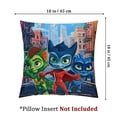 thumbnail image 4 of nygtbtfer  Kids Bedding Soft Decorative Pillow Cover, PJ Masks 24x24in, 4 of 7