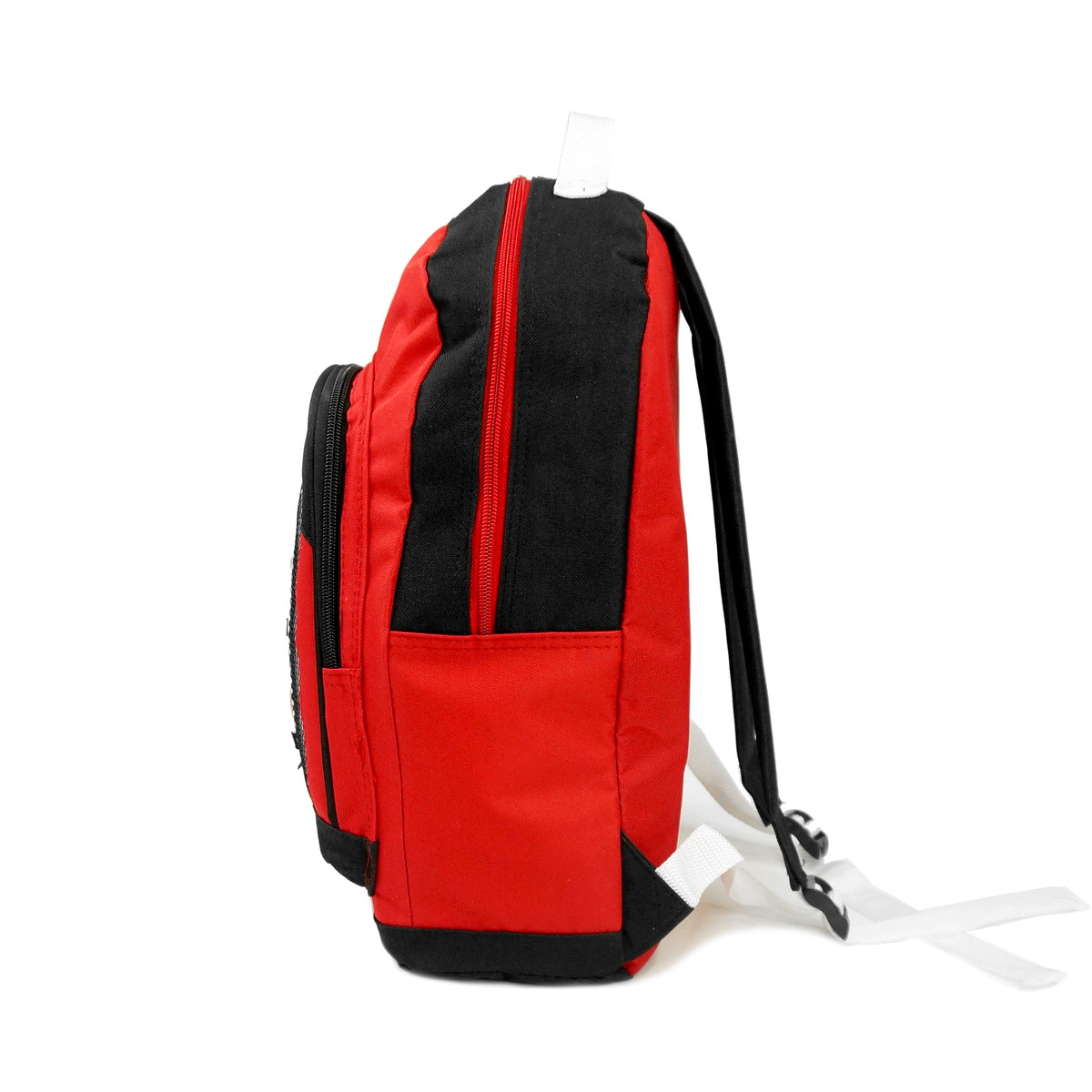 K-Cliffs 15" Lightweight Backpack, Daypack Bungee Water Resistant for Travel School and College, Unisex Color for Casual Everyday Kids & Teens (Red) - image 3 of 7