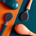 thumbnail image 3 of HOARBOEG Orange Comode Brush Set Silicone Commode Brush Toilet Scrubber Long Handle Toilet Brush Toilet Cleaning Brush With 1x Non Punching Sticker, 3 of 4
