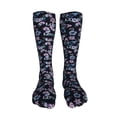 thumbnail image 5 of Honeii Love Butterflies Print Calf Socks Sports Socks Seamless Toe, Trouser Socks,Knee High Long Socks for Women and Men-One Size, 5 of 8