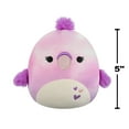 thumbnail image 2 of Squishmallows Official 5 inch Shimi the Purple Watercolor Parrot With Hearts - Child's Ultra Soft Plush Toy, 2 of 7