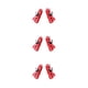 thumbnail image 4 of Soidarity 1 par de pastillas de freno, piezas de bloque de freno, accesorio de repuesto, accesorios de ciclismo, componente de ruedas, pieza de Rojo rojo 3piezas, 4 of 6