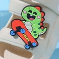 thumbnail image 6 of Ccpelsie Kids Shoes Cartoon Slide Sandals for Beach Pool Shower Summer Slippers Summer Outdoor Shoes（Khaki,12), 6 of 8