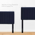 thumbnail image 6 of Modway Keira Performance Velvet Twin Headboard in Midnight Blue by Modway, 6 of 7