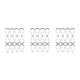 thumbnail image 4 of Ganchos de cortina de ducha Naiovety 12 piezas de Acero inoxidable anillos de perchas accesorios universales Blanco, 4 of 6