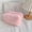 Pink, variant on Plush Faux Fur Makeup Storage Bag