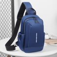 thumbnail image 4 of Ganfancp Pecho Bolsa Feeling Viaje Crossbody Nylon Hombro Bolsa Tendencia Pecho Bolsa Ofertas Del Día Mochila X 1, 4 of 6