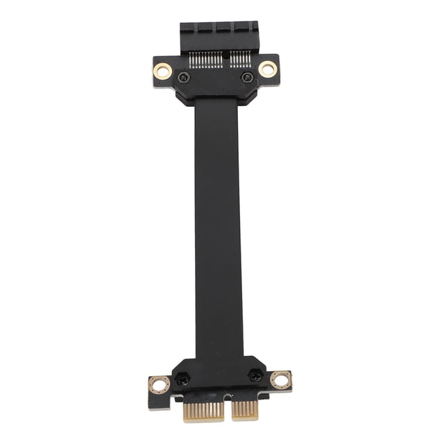 PCI Express X1 Adapter Cable, Fast Data Transfer PCIe 3.0 X1 Extension Cable with Stable Speed for Sound Data Cards