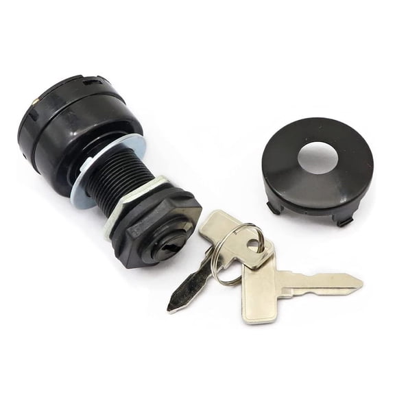 SecosAutoparts Ignition Key Switch For Club Car DS Electric -36V or 48V - 1996 & Up # 101826201
