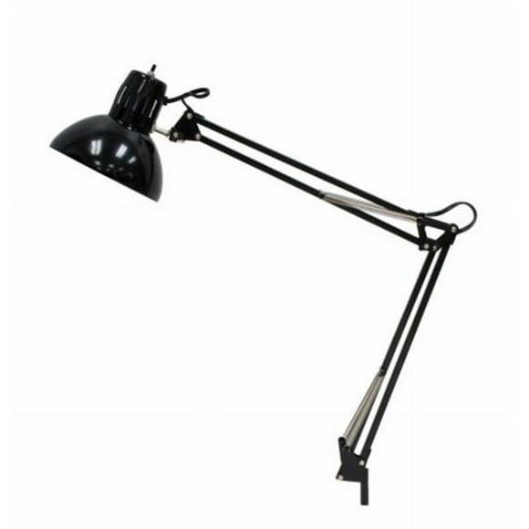 Studio Designs 12022 Swing Arm Lamp - Black With 13W CFL bulb included