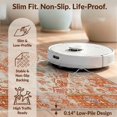 thumbnail image 6 of Design&I 2'x3' Washable Accent Rug Orange Vintage Burnt Distressed Trellis Lattice Terracotta Print for Kitchen, Pet Station, Friendly & Non-Slip Built-In Grip, 6 of 7
