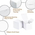 thumbnail image 2 of Cajas de regalo SHIPKEY de cartón blanco con tapas de 15 x 15 x 15 cm (50 unidades), 2 of 9