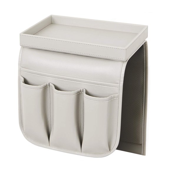Soporte de mando a distancia para sofá en forma de U NEATOPA, piel sintética