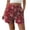 Wine Red, variant on Siminsem Women's Linen Blend Bermuda Shorts High Waisted Button Front Shorts with Pockets Straight Leg Loose Fit Summer Beach Trousers Breathable Lightweight 2026, Silver, L