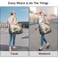 thumbnail image 4 of Sunflower Women's Large Weekend Travel Bag Moving Canvas Handbag Thick Double Layer Beach Weekend Travel Unisex Hospital Maternity Delivery with Toiletry Waterproof, 4 of 5