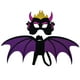 thumbnail image 3 of Disfraz de diablo para niños Ala de diablo para carnaval Accesorios para niños Violeta 6 a 15 años, 3 of 9