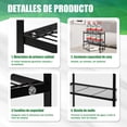 thumbnail image 3 of Organizador de cocina,Organizador de Encimera Soporte de Especias para Despensa,Organizador de Especias para Gabinete de Cocina,Estante de Utilizado para Vajilla para Cocina,Sala,Armario y Despensa, 3 of 7