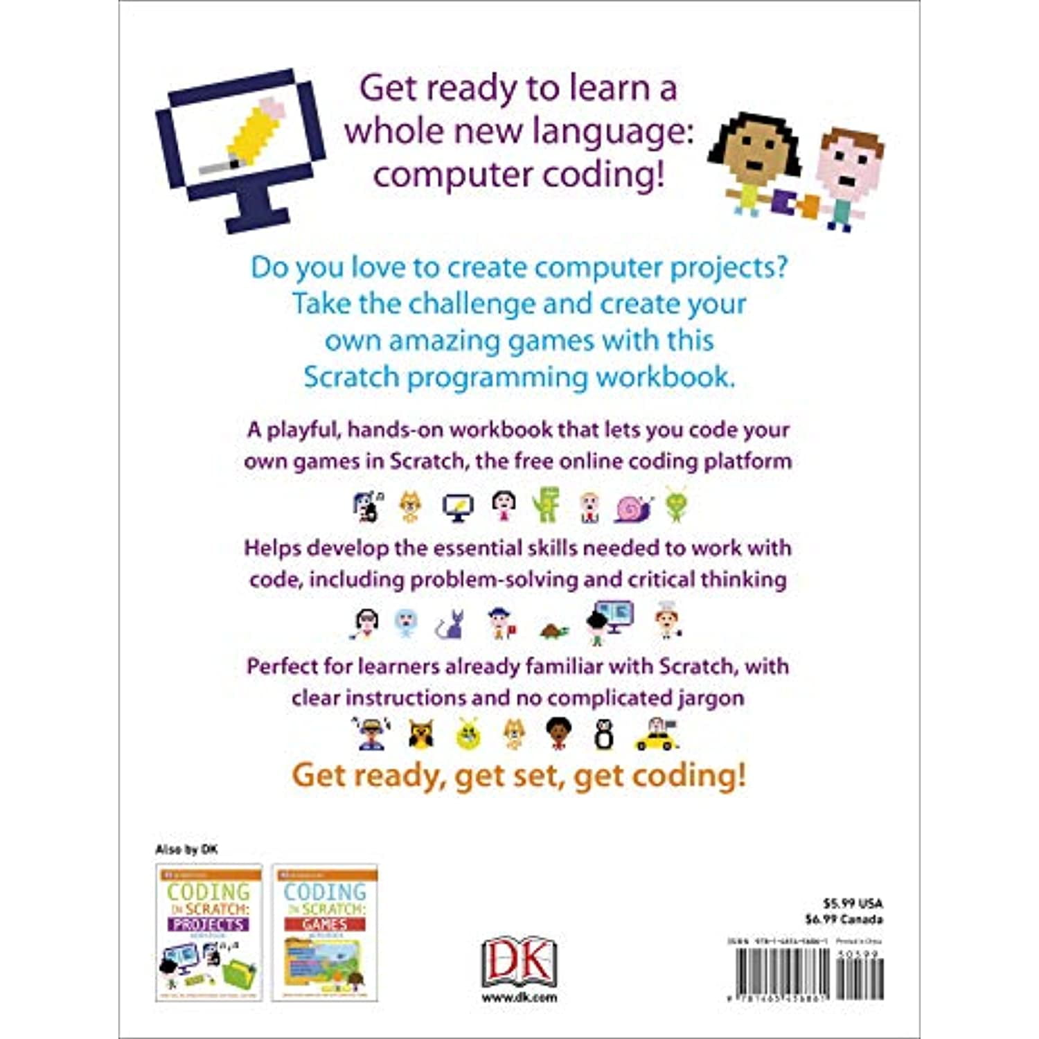 Packed with Scratch Coding Activities Scratch Challenge Workbook DK Workbooks 