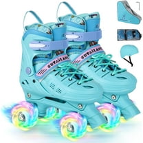 VEZLOPUS Adjustable Roller Skates with Light up Wheels