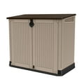 Keter StoreItOut Midi 30Cu Ft AllWeather Resin Storage Shed, Beige