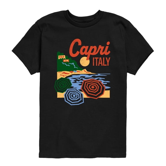 Instant Message - Capri Italy Short Sleeve Graphic T-Shirt