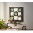 thumbnail image 2 of Gerson 13.38in H Wooden Wall Hanging Cat Themed Tic-Tac-Toe Board with Metal Basket, 2 of 2