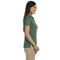 thumbnail image 3 of Devon & Jones Ladies' Solid Perfect Pima Interlock Polo 2XL DILL, 3 of 5