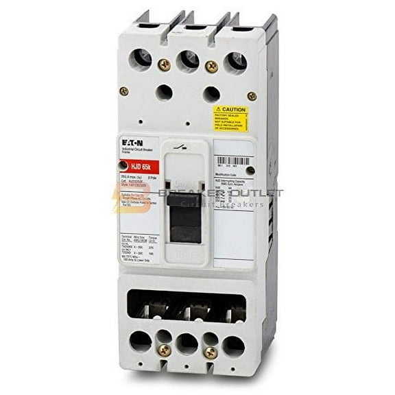 Eaton Cutler Hammer HJD3250F 3 Pole 250 Amp 600v HJD