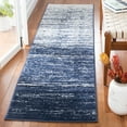 thumbnail image 2 of SAFAVIEH Adirondack Esmond Striped Runner Rug, Navy/Ivory, 2'6" x 6' - Modern Design, Navy & Ivory, Ideal for Living Room, Bedroom, Dining Space, Entryway, Hallway, Kitchen, 2 of 10