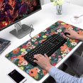 thumbnail image 2 of Long Mouse Pads for Desk,Pioneer Flower Floral Print Pattern Desk Mats on Top Of Desks, Desk Mouse Pad Extra Large with 3mm Non-Slip Base and Stitched Edge for Gaming,Office,Work,Home 31.5"x15.7", 2 of 6