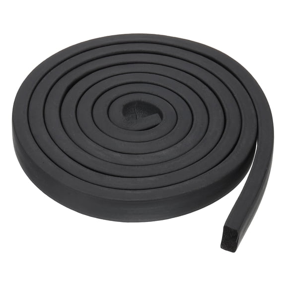 Uxcell 9.8Ft Weather Stripping Door Seal, 1"W x 5/8"T EPDM Rubber Foam Seal Strip