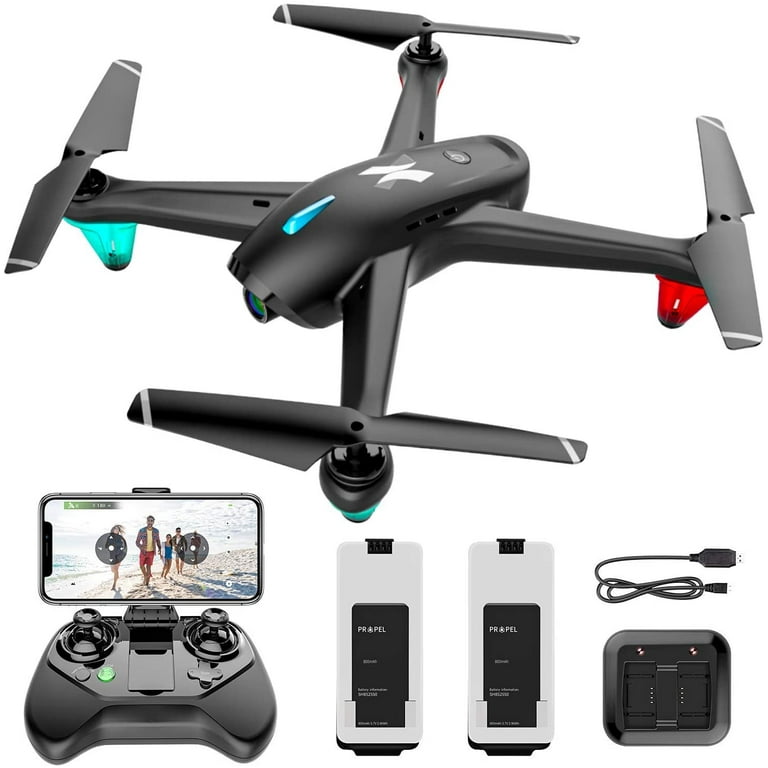 ATOYX FPV Drone with 1080P HD Camera Live Video for Adults RC Helicopter Quadcopter with GPS Auto Return Follow Me Easy to Fly 5G WiFi