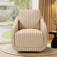 thumbnail image 5 of Bonzy Home 360° Swivel Accent Chair, Fully Assembled Mid-Century Modern Barrel Chair with 23.6" Wide Seat, 350 lbs Capacity for Living Room and Office, 5 of 8