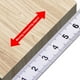 thumbnail image 5 of Speravity Cinta métrica graduada versátil con escala clara para renovación del hogar regla de acero graduada madera Medidores de medidas dimensionales, 5 of 6