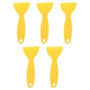 LaMaz 5pcs 3D Printer Spatula Flexible Plastic 3D Printing Resin Removal Scraper for WANHAO D8 for ANYCUBIC for Nova Yellow