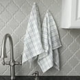 thumbnail image 5 of RITZ Royale Collection 100% Combed Terry Cotton, Oversized Kitchen Towel Set, 2-Pack, Check, Dew, 5 of 6