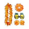 thumbnail image 2 of Conjunto de Falda Hawaiana Hugo Naranja, 2 of 10
