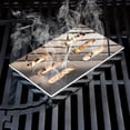 thumbnail image 4 of Heavy-Duty Smoker Box For Gas Bbq, Stainless Steel Cold Smoke Generator With Hinged Lid For Meat, Fish, Vegetables, Tofu (Chromium Look), 4 of 5