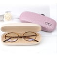 thumbnail image 2 of Paquete de 3 protectores de anteojos rígidos, telas de lino, gafas grandes concisas, 2 of 4