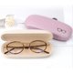 thumbnail image 2 of Paquete de 3 protectores de anteojos rígidos, telas de lino, gafas grandes concisas, 2 of 4